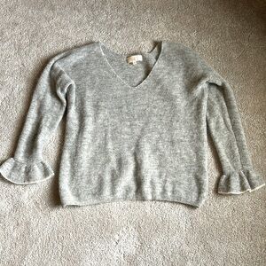 Gray La Malle Sezane sweater